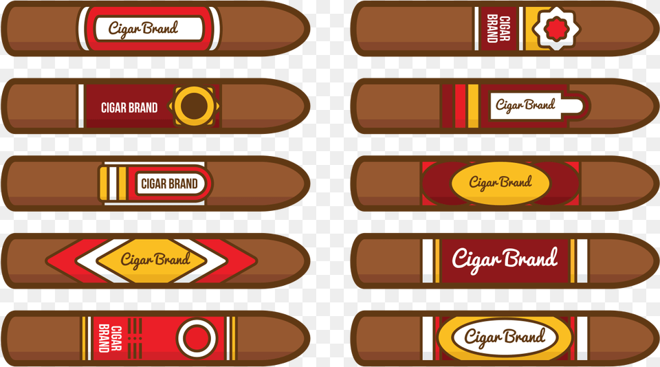 Cigar Label Vector, Food, Hot Dog, Dynamite, Weapon Png Image
