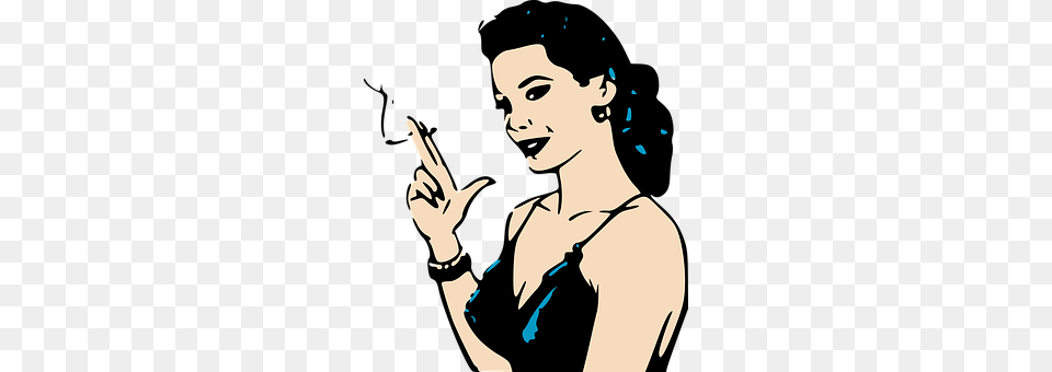 Cigarette Adult, Person, Woman, Female Free Transparent Png