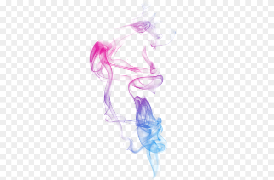 Cigarette Colored Smoke, Purple, Adult, Female, Person Free Png
