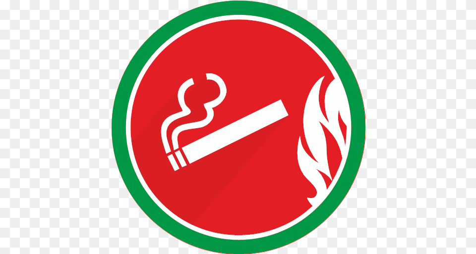 Cigarette Fire Smoke Smoking Tobacco Icon Fire, Sign, Symbol, Food, Ketchup Free Png Download