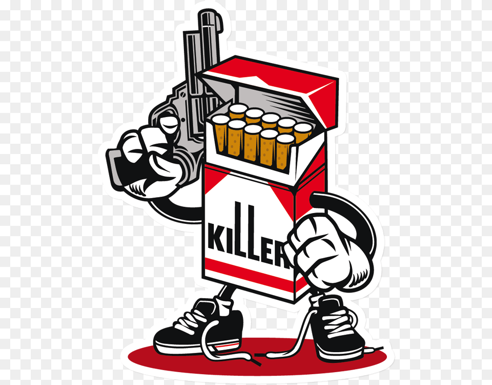 Cigarette Killer Stickers Cigarette, Weapon, Dynamite Png Image