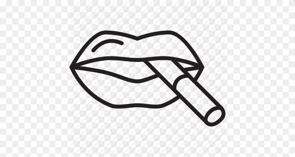 Cigarette Lips Mouth Smoking Icon, Gate Png Image