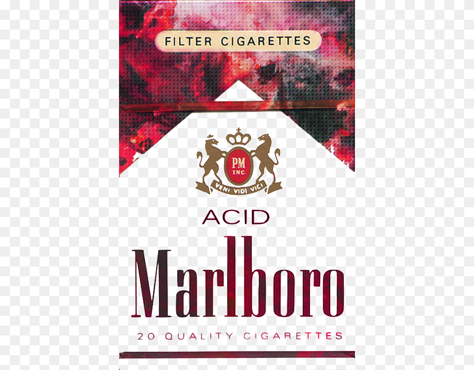 Cigarette Marlboro And Acid Image Marlboro Cigarettes Filter 20 Cigarettes, Book, Publication, Person, Advertisement Png