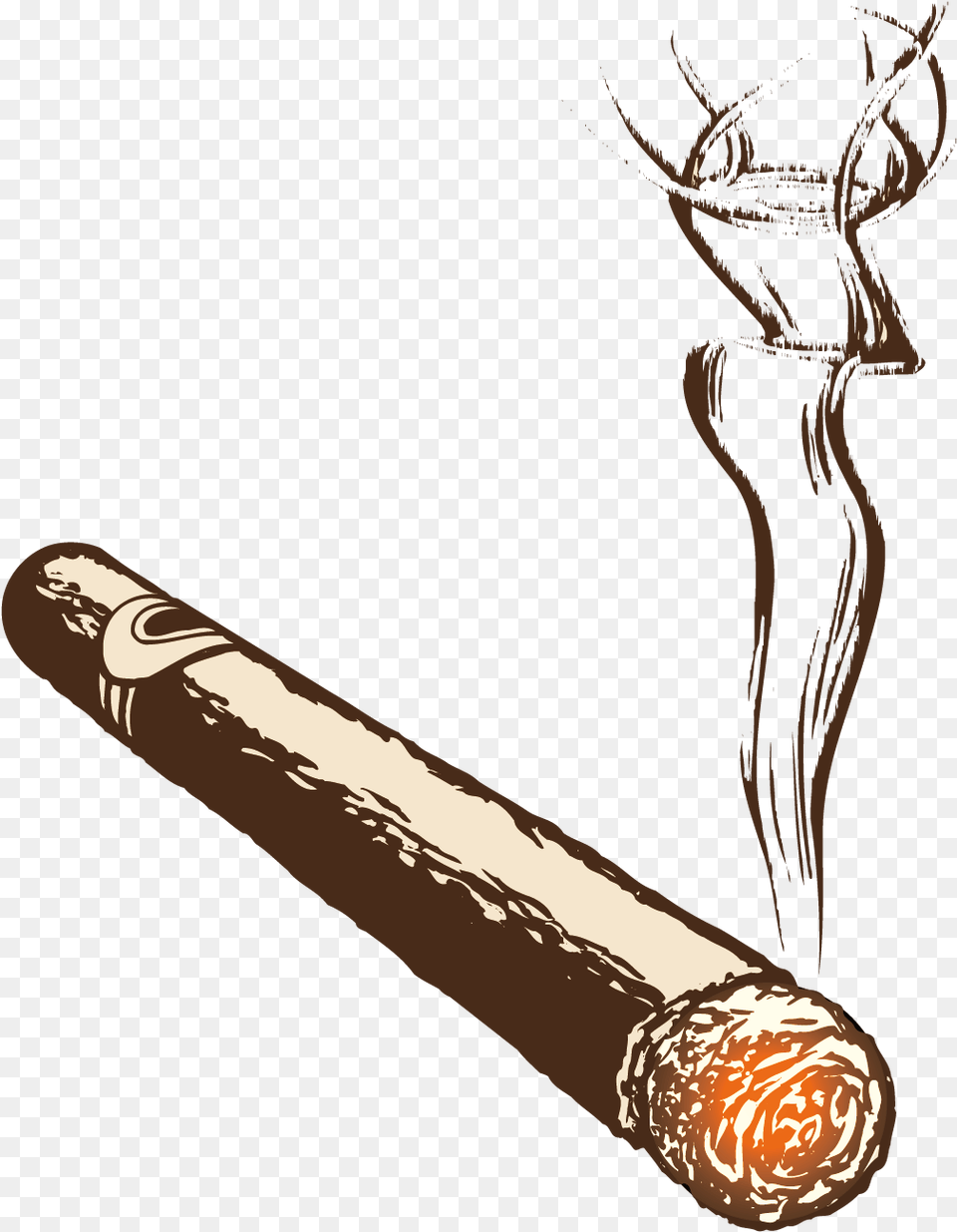 Cigarette Smoke Burning Handmade Cigar Vector, Adult, Female, Person, Woman Free Png Download