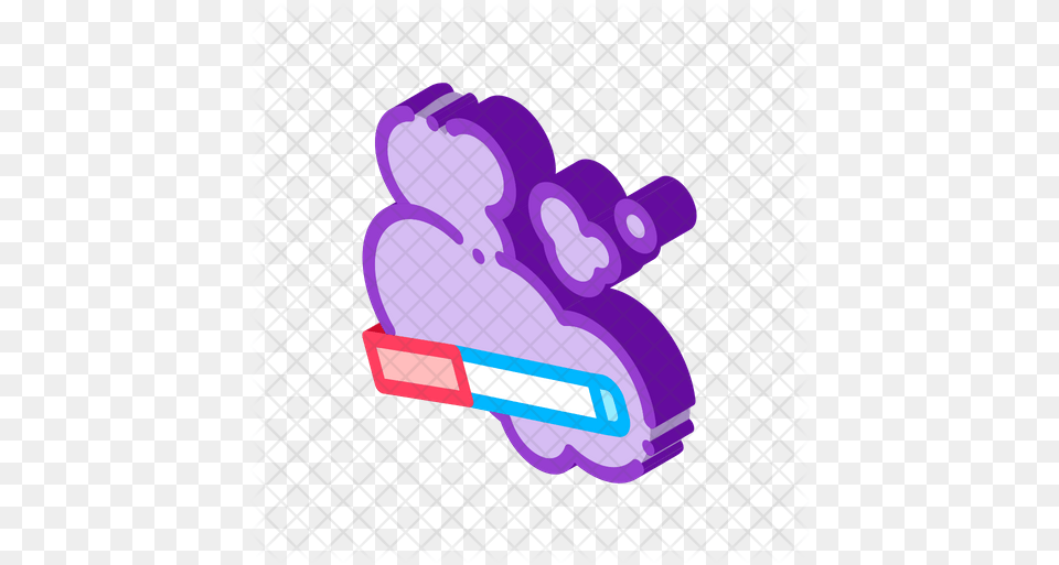 Cigarette Smoke Icon Clip Art, Purple, Dynamite, Weapon Png Image