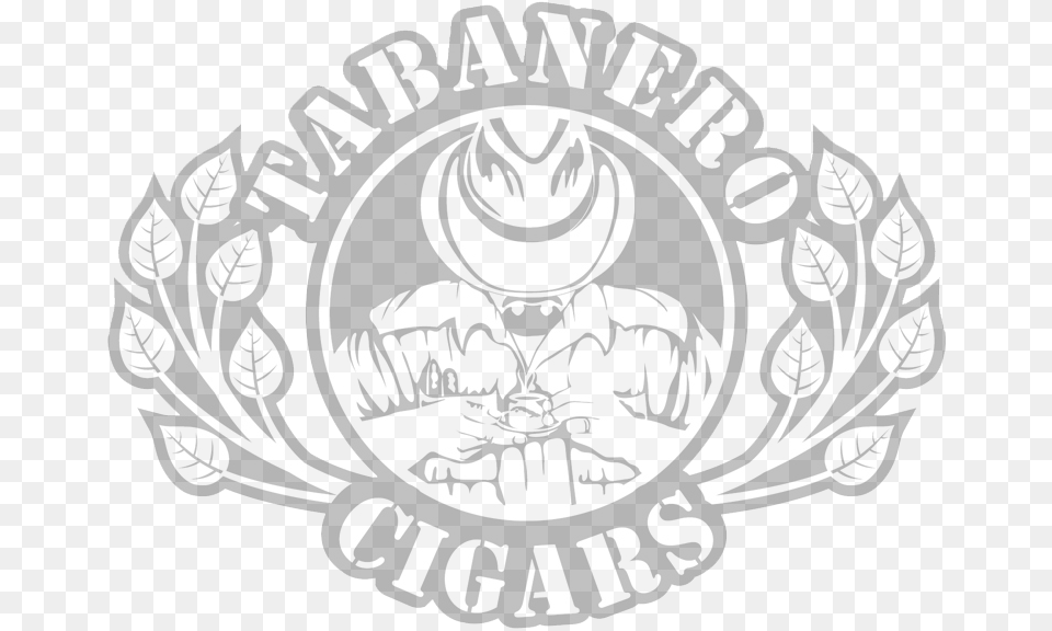 Cigarros Tampa Fl Tabanero Cigars, Emblem, Logo, Symbol, Person Free Transparent Png