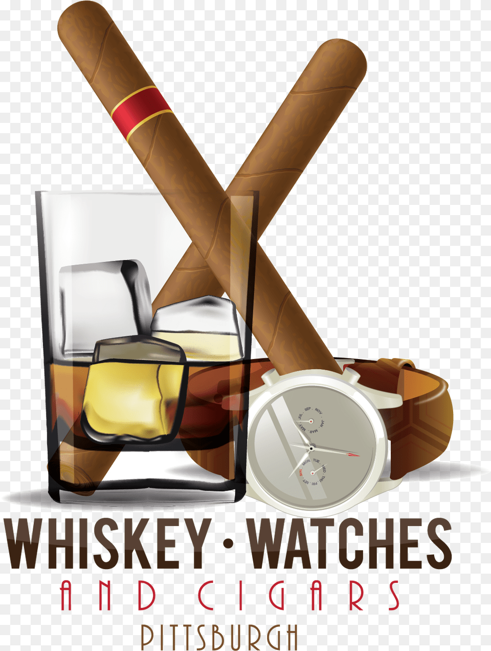 Cigars And Whiskey, Alcohol, Beverage, Liquor, Smoke Pipe Png