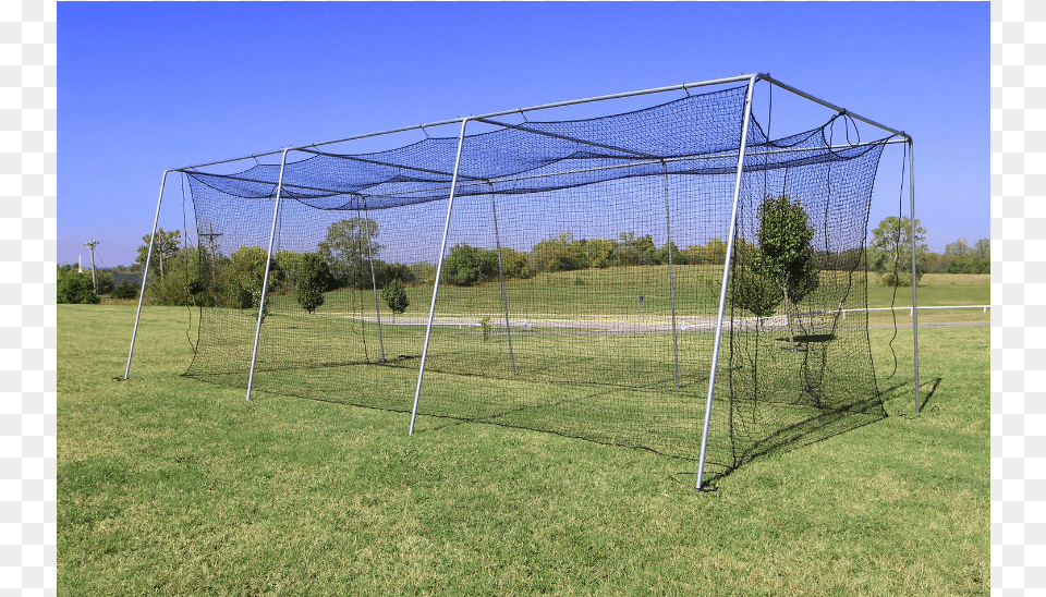 Cimarron Cimarron 30x12x10 24 Twisted Poly Batting Cage Net, Field, Grass, Plant Free Png