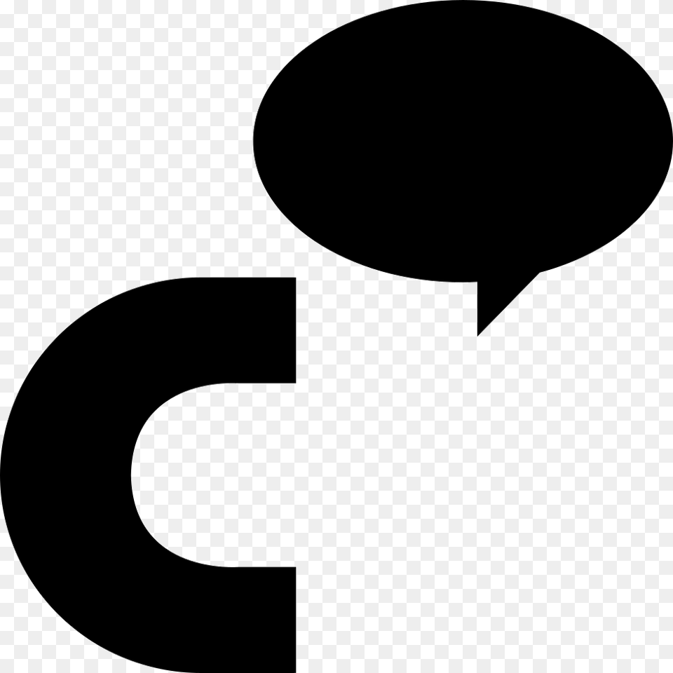 Cinch Logo Of Letter C With An Oval Speech Bubble Icon, Symbol, Stencil, Text, Number Png