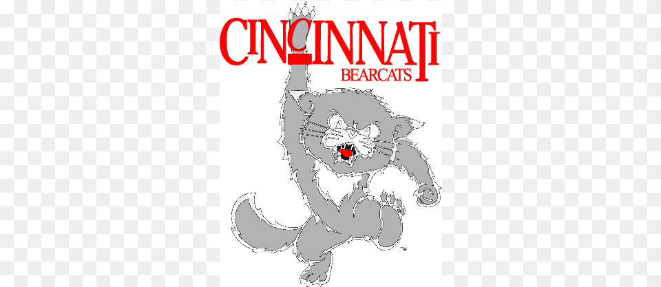 Cincinnati Bearcats Cincinnati Bearcats Old Logo, Publication, Book, Comics, Baby Free Transparent Png