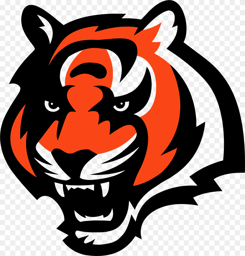 Cincinnati Bengals Nfl Reds Cincinnati Bengals Logo, Face, Head, Person Free Png Download