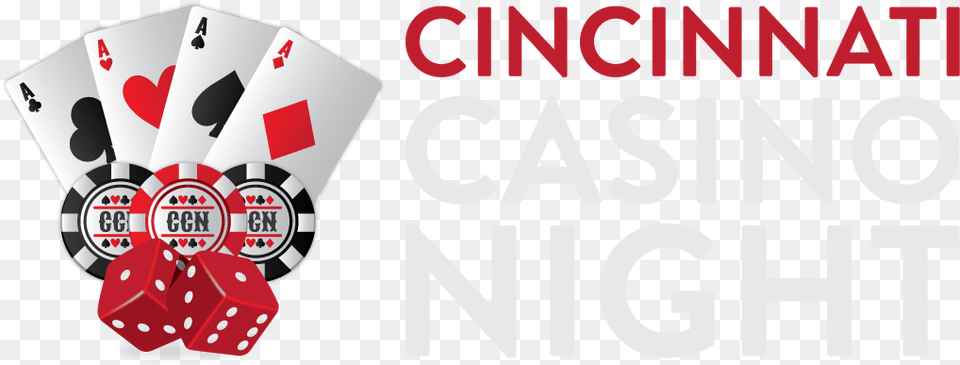 Cincinnati Casino Night Logo Poker, Game Png Image