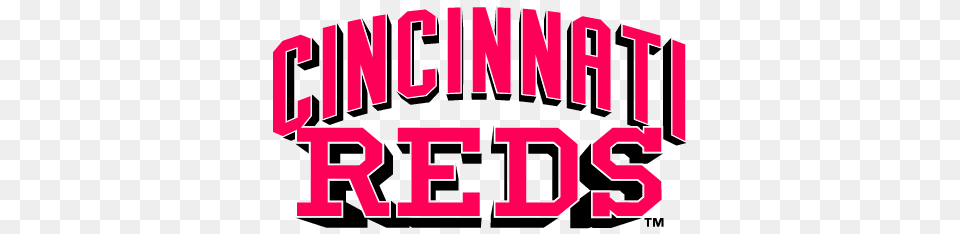 Cincinnati Reds Text Logo, Scoreboard Free Transparent Png