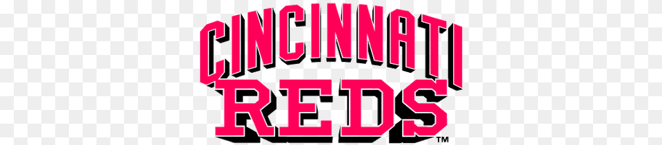 Cincinnati Reds Text Logo Transparent Logo Cincinnati Reds Svg, Scoreboard, City Free Png Download