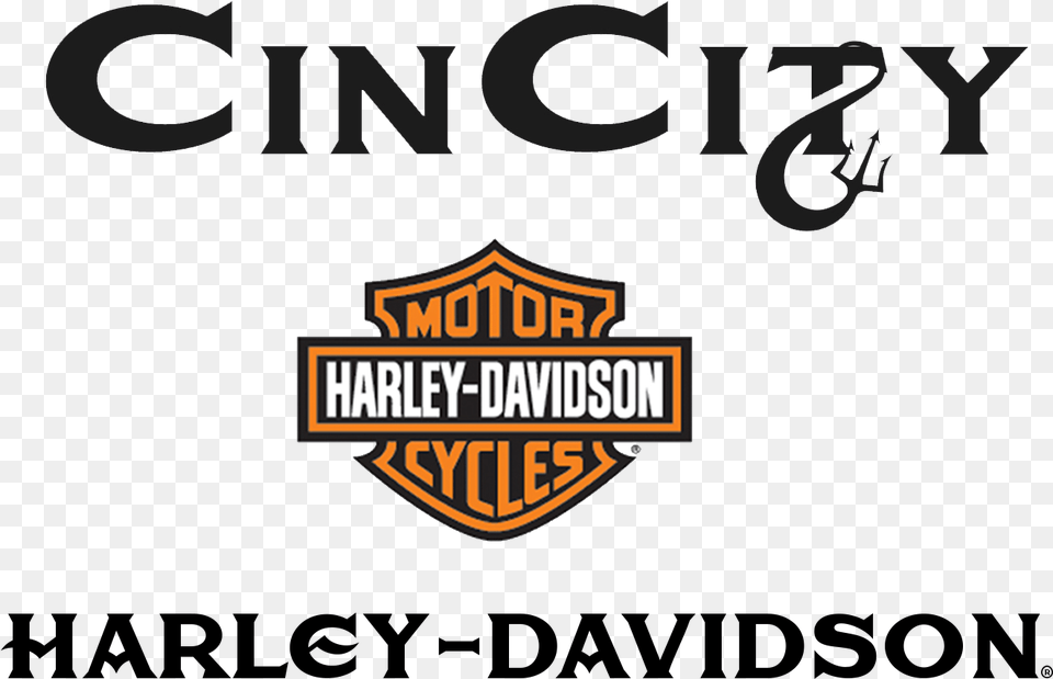 Cincity Harley Davidson Logo Poster, Symbol, Badge Free Png
