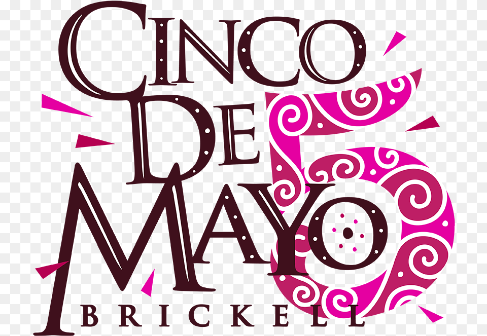 Cinco De Mayo Brickell Fiesta, Purple, Art, Graphics, Text Free Transparent Png