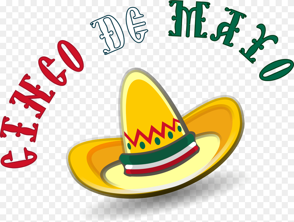Cinco De Mayo Mexican Hat Vector, Clothing, Sombrero Png Image