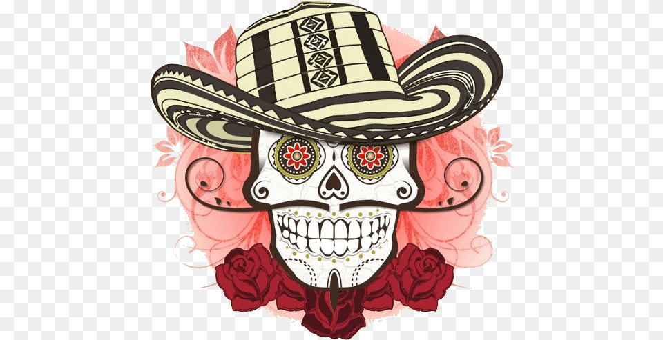 Cinco De Mayo Skull 5 De Mayo Skull, Clothing, Hat, Adult, Female Free Png