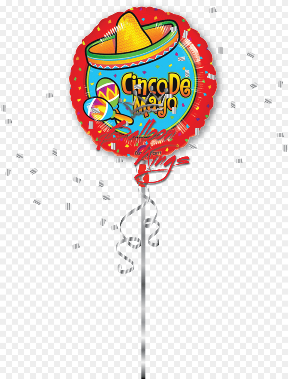 Cinco De Mayo Sombrero Balloon, Candy, Food, Sweets, Lollipop Free Png Download