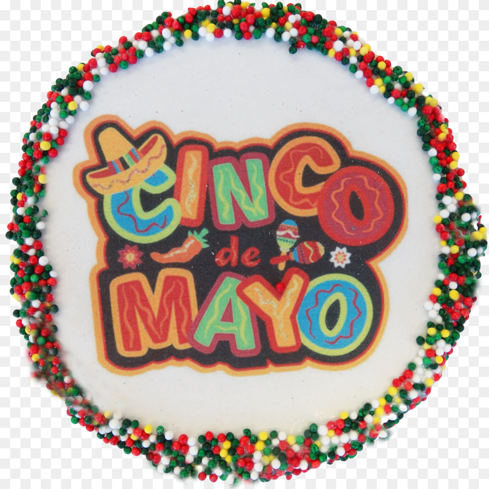 Cinco De Mayo Sugar Cookies With Sprinkles Free Png Download