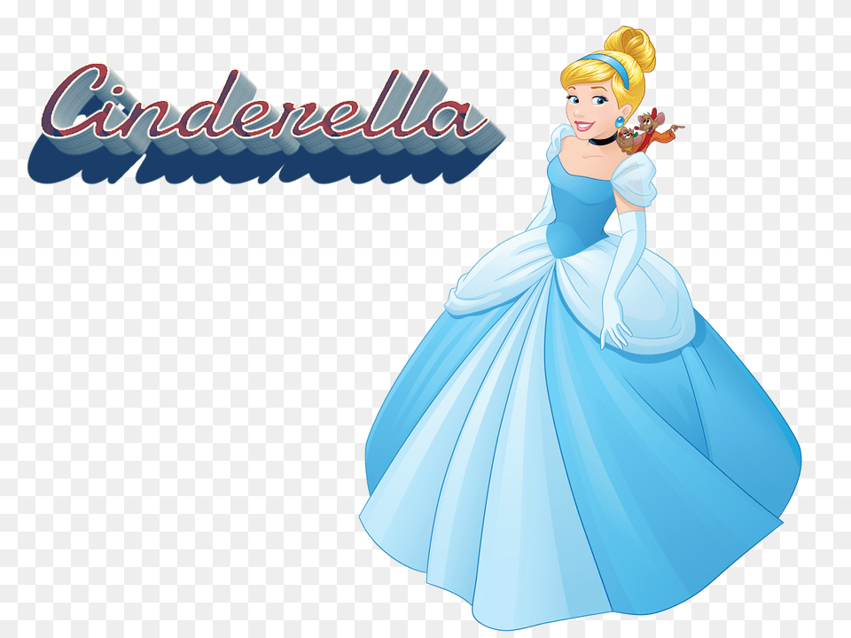 Cinderella, Clothing, Dress, Adult, Wedding Free Png Download