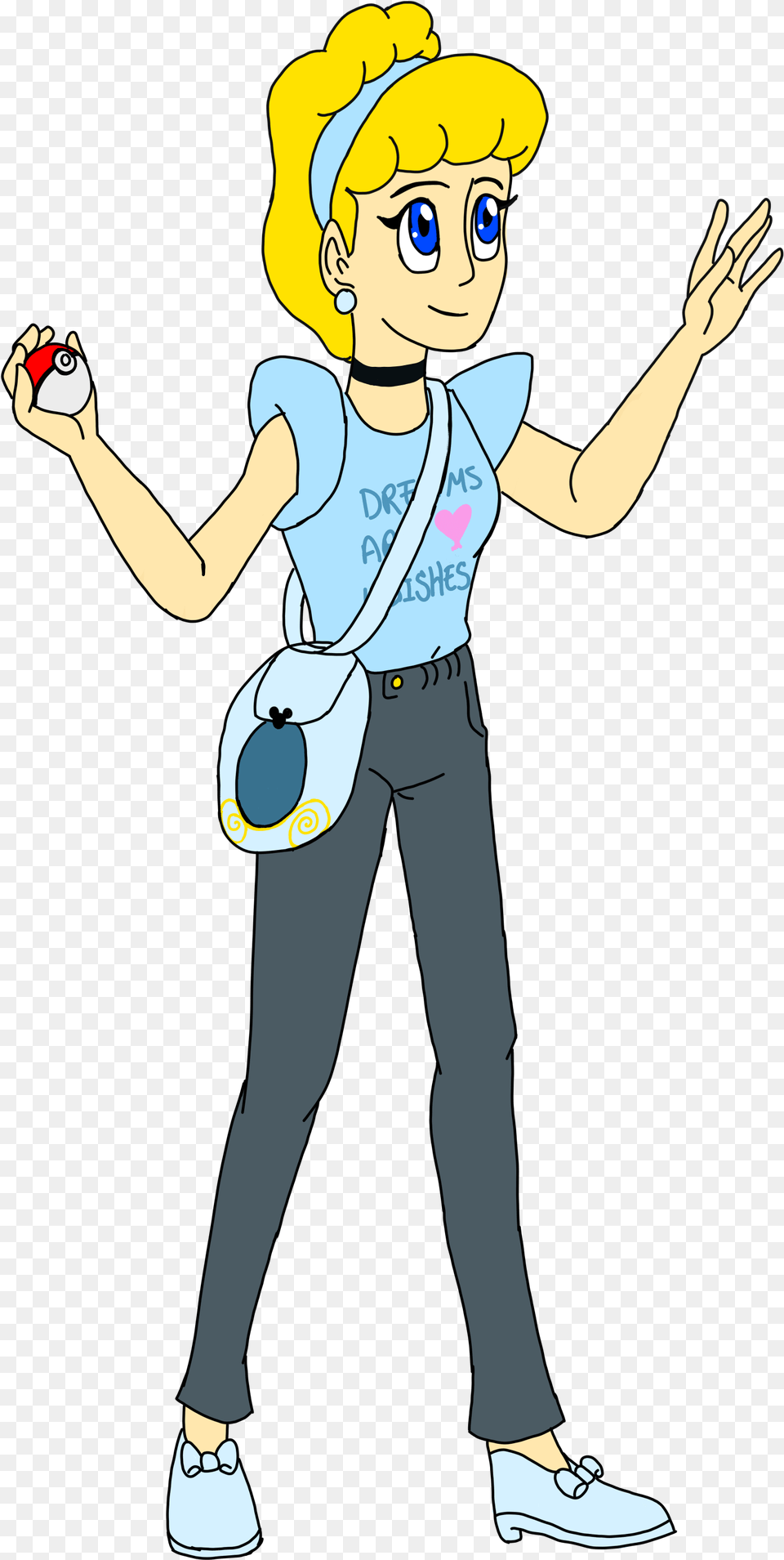 Cinderella As A Pokemon Trainer By Krissiedeathy Cartoon, Boy, Child, Person, Male Free Png