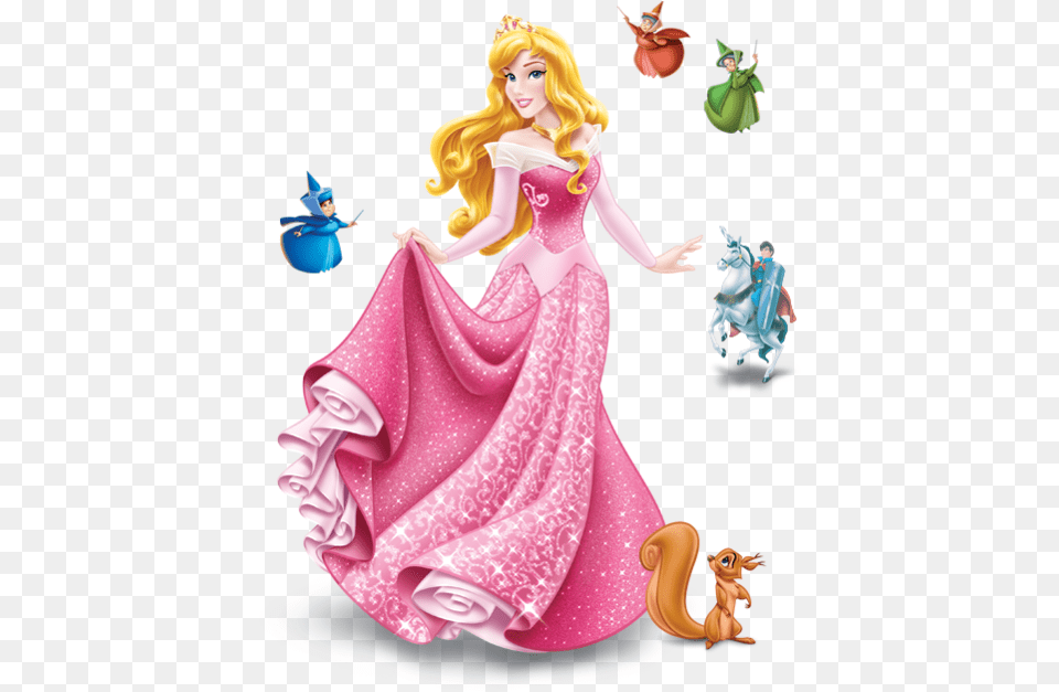 Cinderella Aurora Disney Princesses, Figurine, Toy, Doll, Wedding Png Image