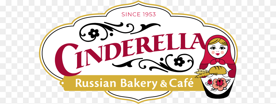 Cinderella Bakery Cinderella Russian Bakery, Sticker, Logo, Baby, Person Png Image