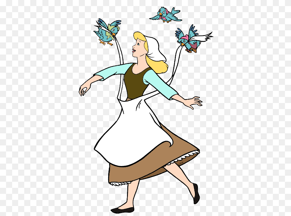 Cinderella Bird Cliparts, Adult, Female, Person, Woman Png Image