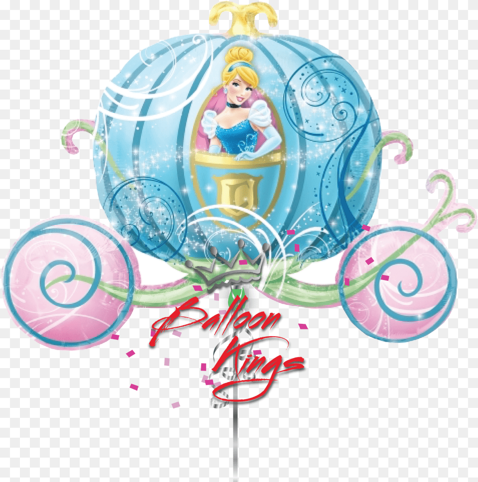 Cinderella Carriage, Balloon, Baby, Person, Lamp Png Image