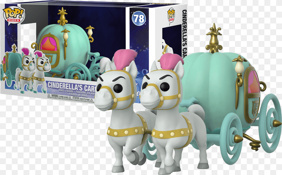 Cinderella Carriage Funko Pop, Toy, Machine, Wheel, Face Free Transparent Png