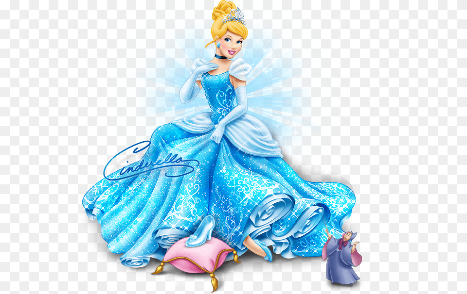 Cinderella Cartoon Character, Figurine, Toy, Doll, Adult Free Png Download