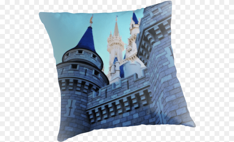 Cinderella Castle, Architecture, Spire, Home Decor, Cushion Free Png