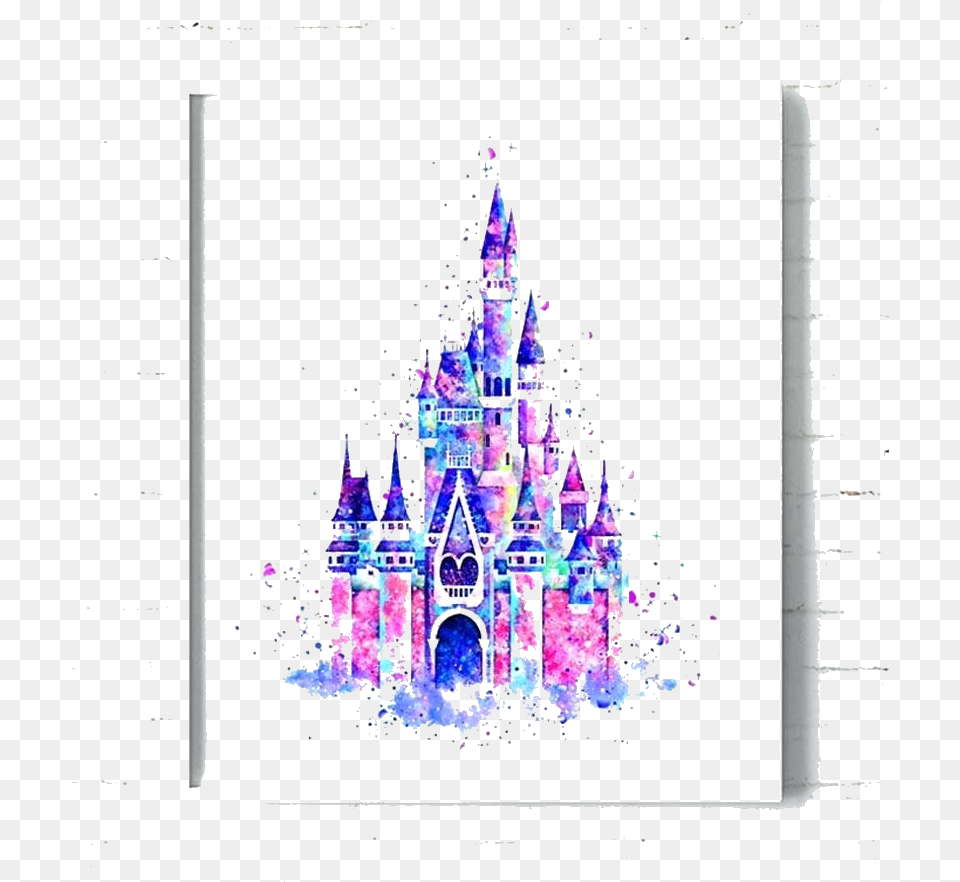 Cinderella Castle Disney Art Transparent Disney Castle Clipart, Purple Png Image