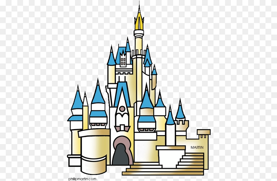 Cinderella Castle Disney World Clipart, Architecture, Building, Fortress, Person Png Image