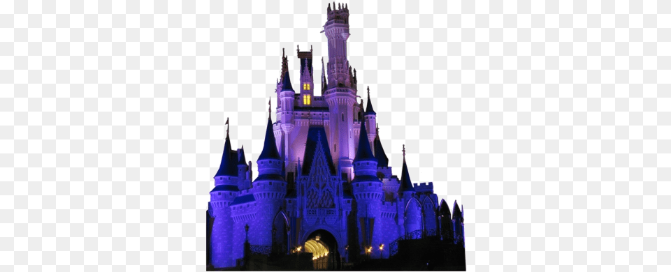 Cinderella Castle Disney World Clipart Sleeping Walt Disney World Cinderella Castle, Architecture, Building, Fortress, Purple Free Png Download