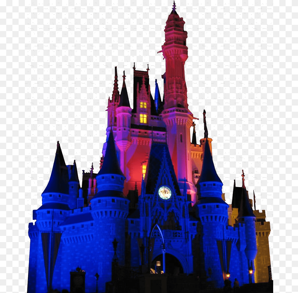 Cinderella Castle Disneyland Magic Kingdom Brazil The Walt Disney World, Architecture, Building, Fortress, Amusement Park Png