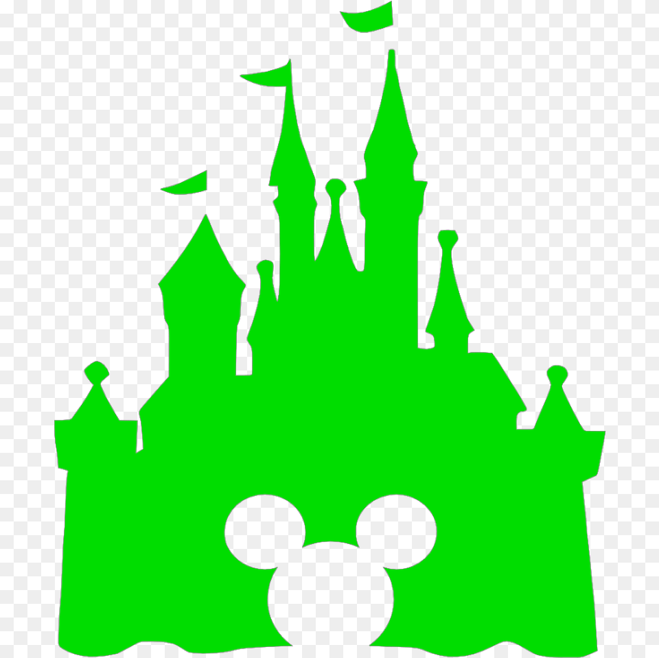 Cinderella Castle Silhouette, Accessories, Green, Jewelry, Crown Png Image