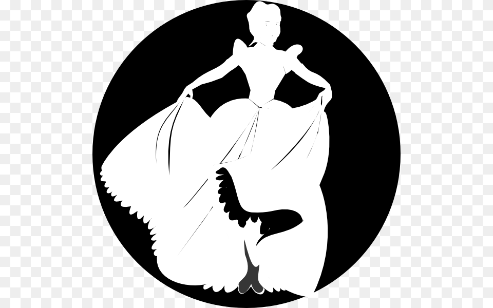 Cinderella Castle Silhouette Black Amp White Princess, Leisure Activities, Dancing, Person, Wedding Free Png