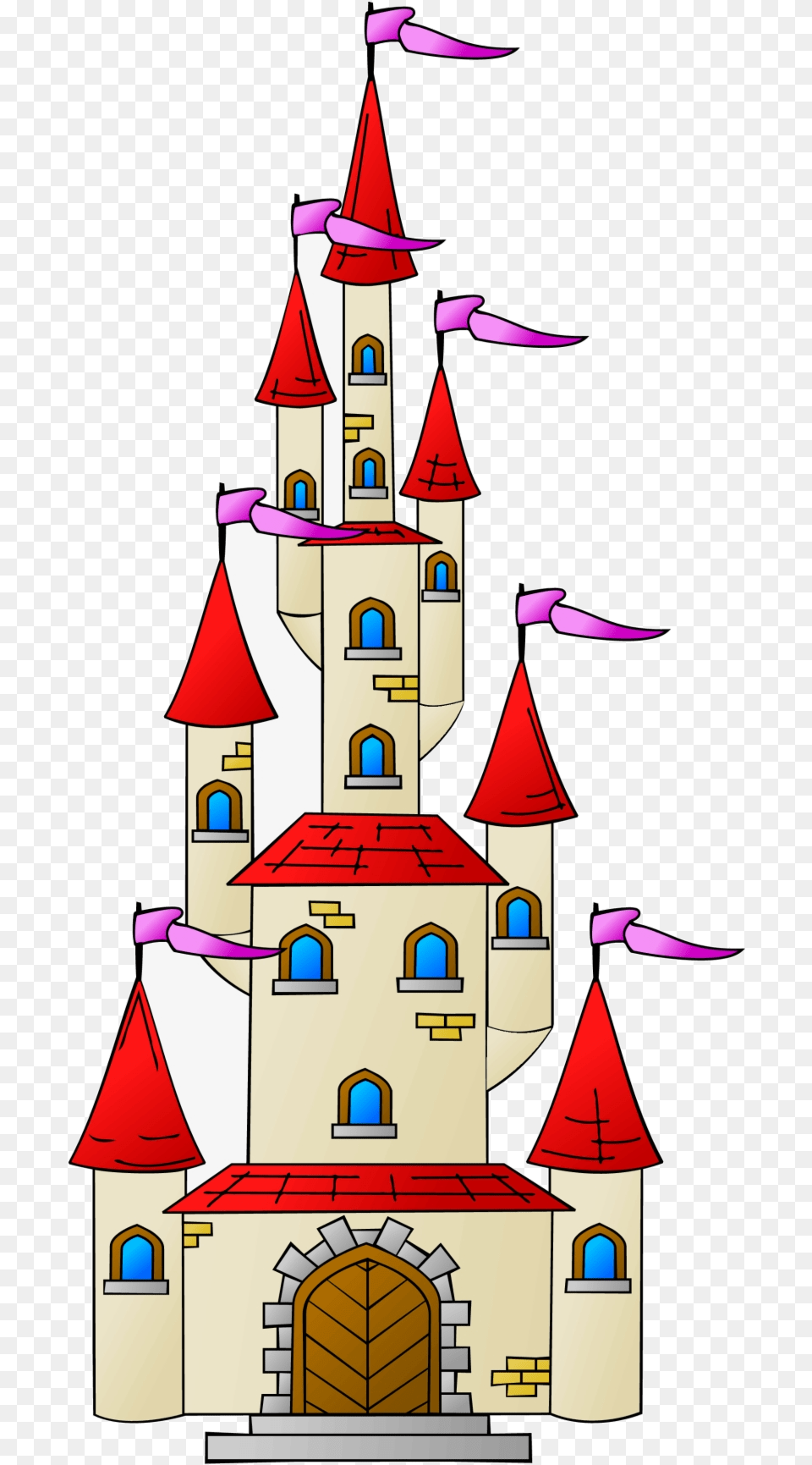 Cinderella Castle Vector Clipart Castle Cliparts, Architecture, Bell Tower, Building, Tower Free Transparent Png