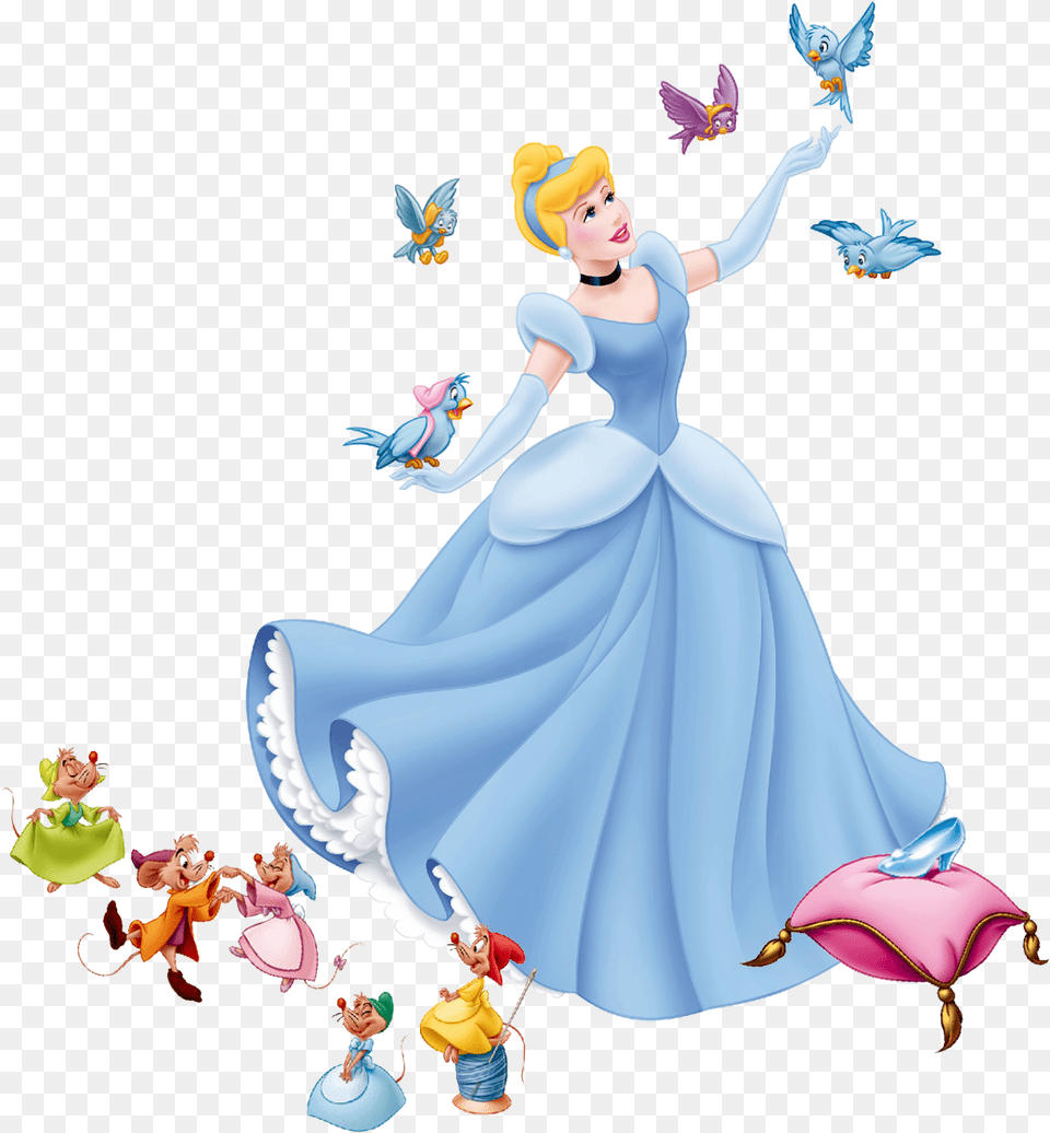 Cinderella Cinderella And Mice, Adult, Wedding, Publication, Person Free Png Download
