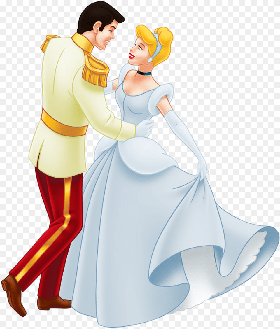 Cinderella Clip Art Cinderella Prince Charming Dancing, Clothing, Dress, Adult, Person Png Image