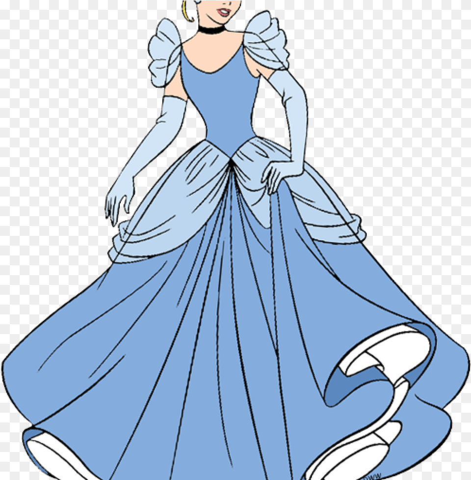 Cinderella Clipart 19 Disney Cinderella Huge Disney Princess Cinderella Clipart, Formal Wear, Clothing, Dress, Gown Free Png Download