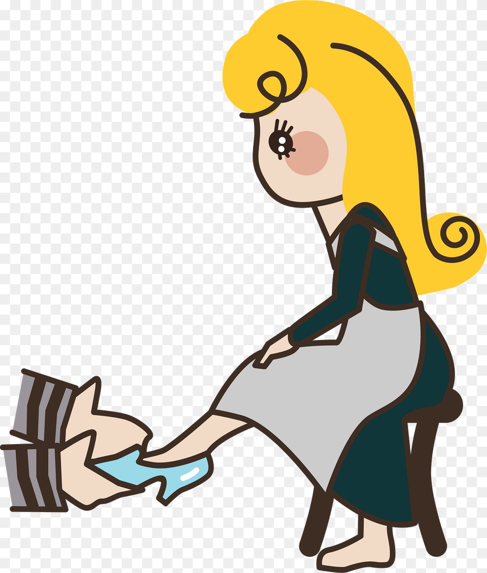 Cinderella Clipart, Cleaning, Person, Cartoon Png Image