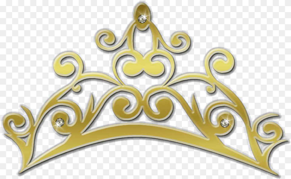 Cinderella Clipart Tiara Gold Princess Crown Background, Accessories, Jewelry Free Png