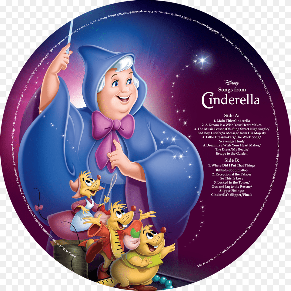 Cinderella Disney Cd Dvd, Baby, Person, Advertisement, Poster Free Png