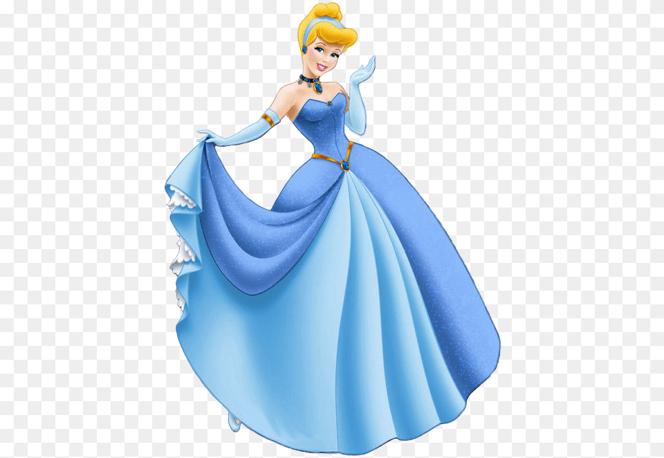 Cinderella Disney Princess, Clothing, Dress, Formal Wear, Figurine Png Image