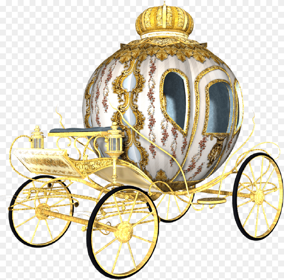 Cinderella Disney Princess Carriage Princess Cars, Transportation, Vehicle, Machine, Wheel Png