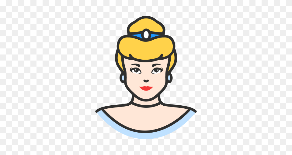 Cinderella Disney Princess Lady Princess Icon, Face, Head, Person, Photography Png