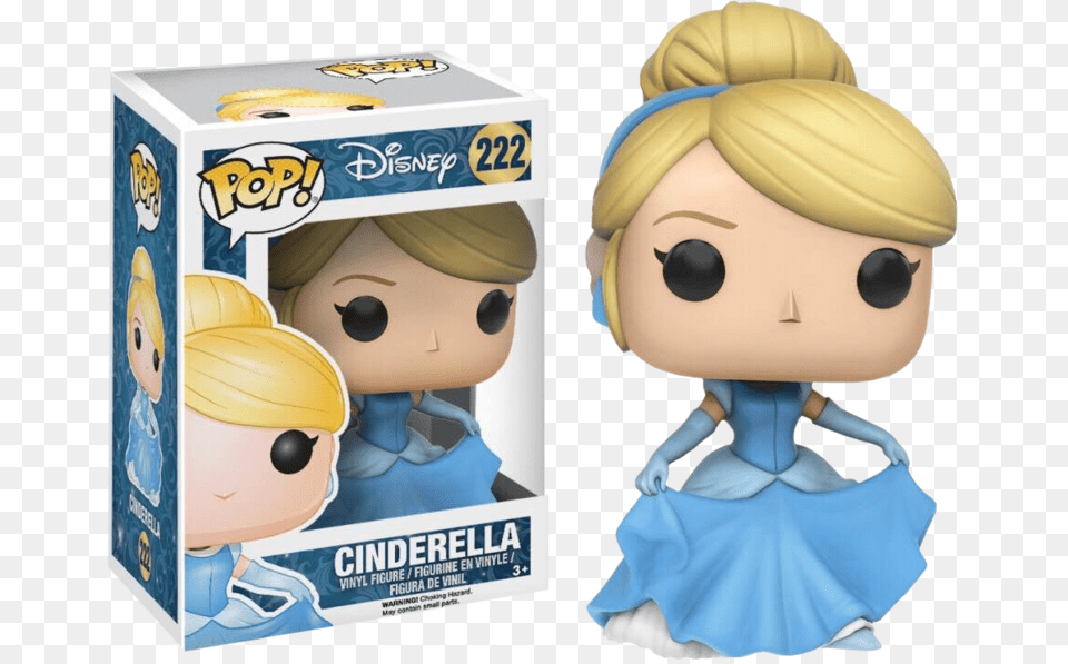 Cinderella Disney Princess Pop Vinyl Figure Pop Figures Disney Princesses, Doll, Toy, Baby, Person Free Png Download